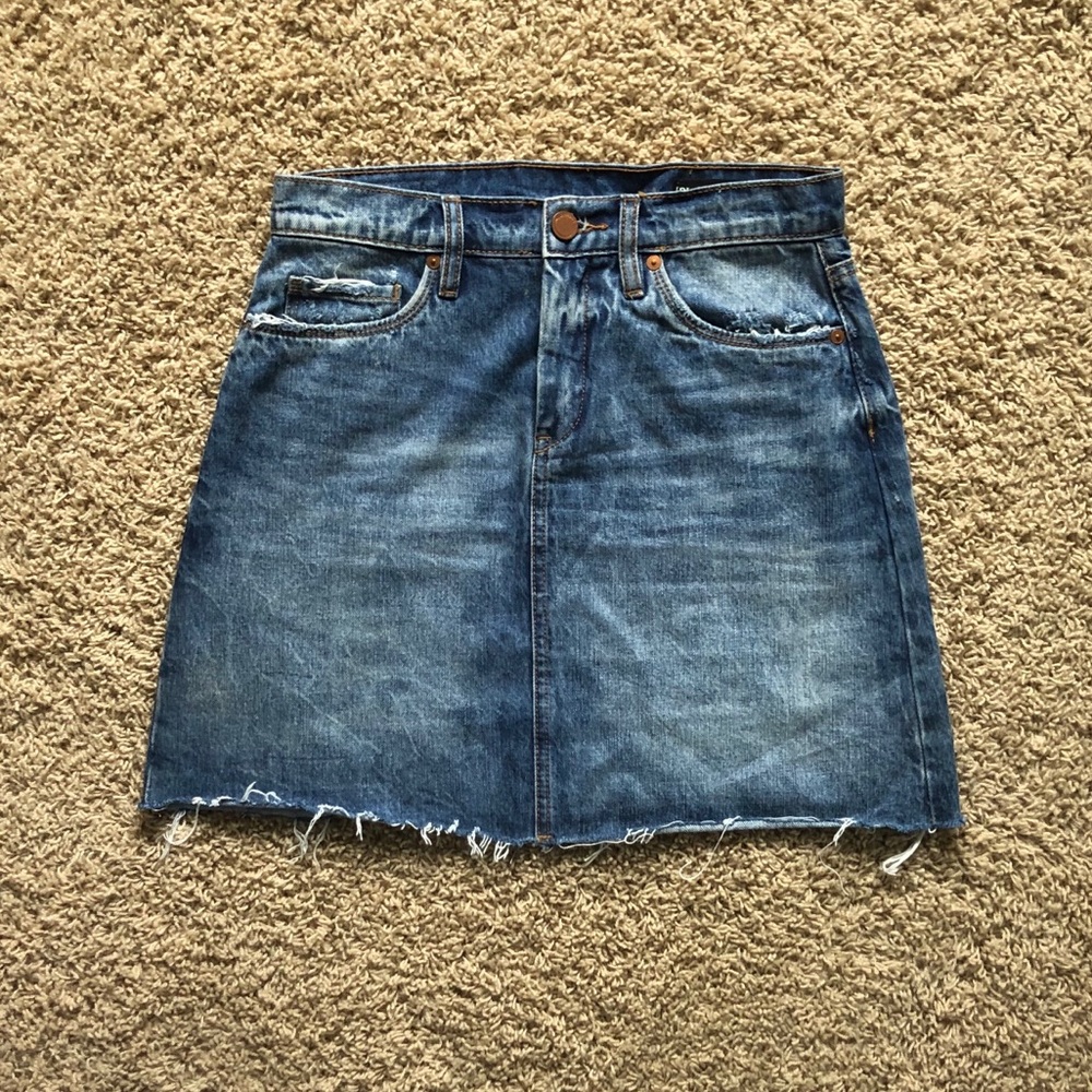 Anthropologie High waisted Jean skirt